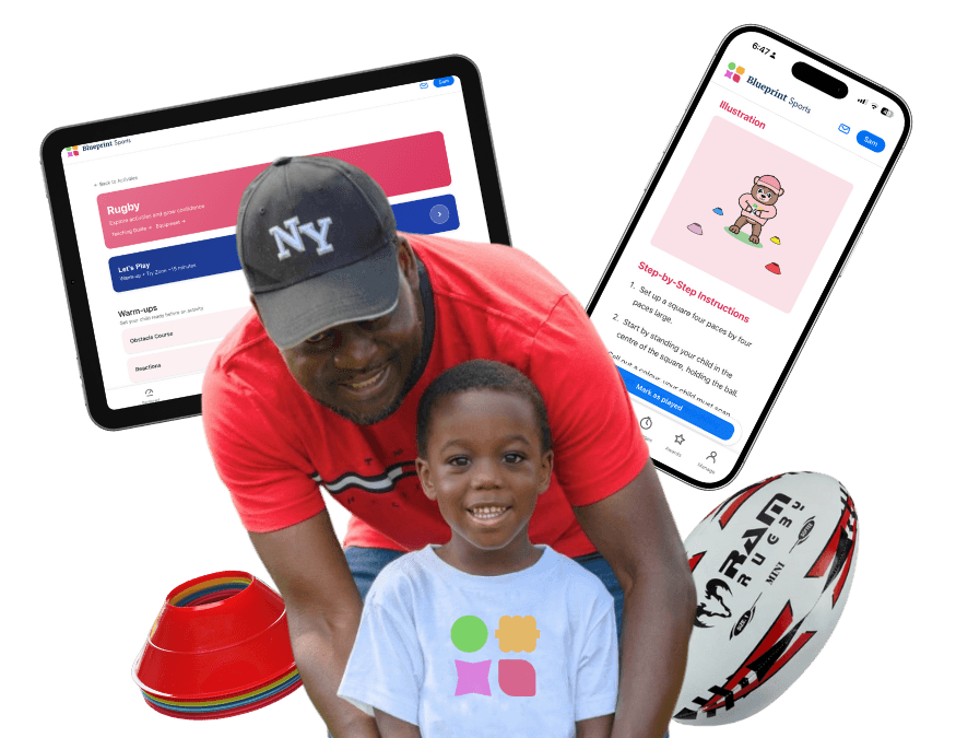 Blueprint Sports - Parent and child playing sports together