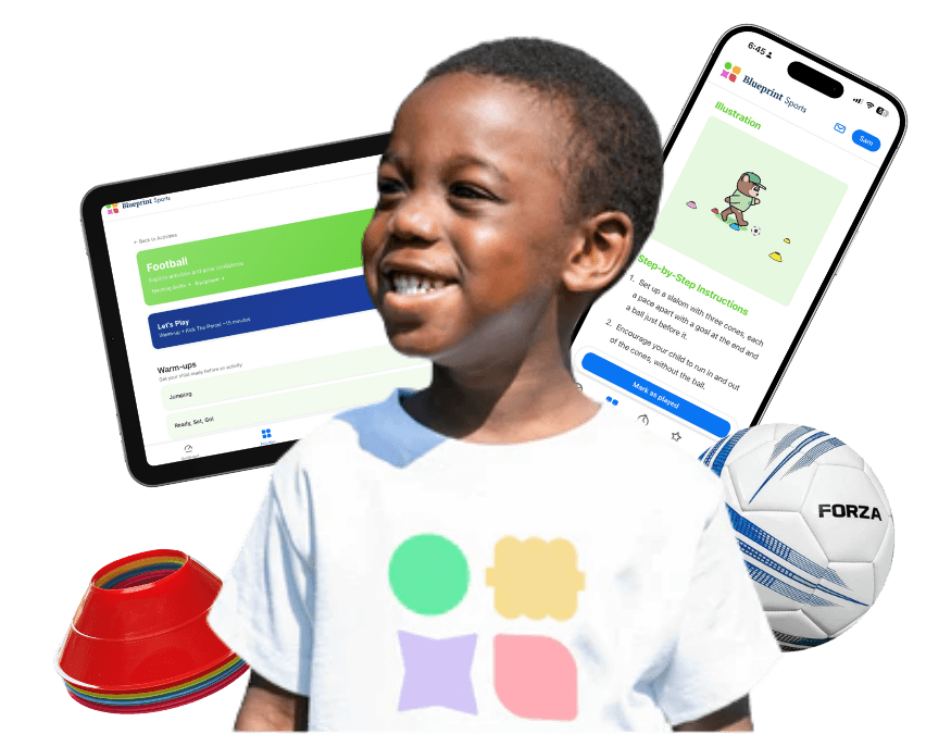 Blueprint Sports - Parent and child playing sports together